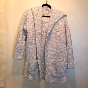 VEUC barefoot dreams cozy chic heavy hooded cardigan s/m